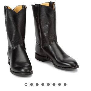 Justin Boots Black Cowboy & Western Boots